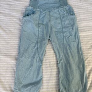 Free People Light Blue Trousers